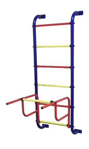 Детский спортивный комплекс ДСК "Пионер-7" (пристеночный) синий-радуга