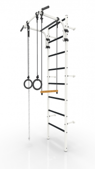 Шведская стенка Атлет-1 ( бело- черный )