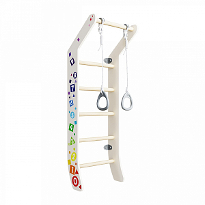 Комплекс «Шведская стенка деревянная ROMANA Eco 3 Luna» для малышей