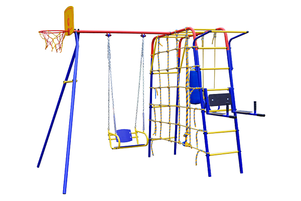картинка Детский спортивный комплекс для дачи Пионер "Юла Макси" ЦК-2м от магазина Лазалка