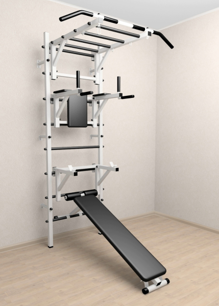 Шведская стенка Sv Sport 526 (Турник рукоход/Брусья/Стойка/Скамья)