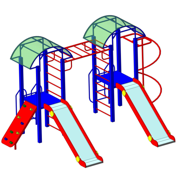 Детский спортивный городок Пионер Мечта СГ-102.011.01 горка нерж. сталь