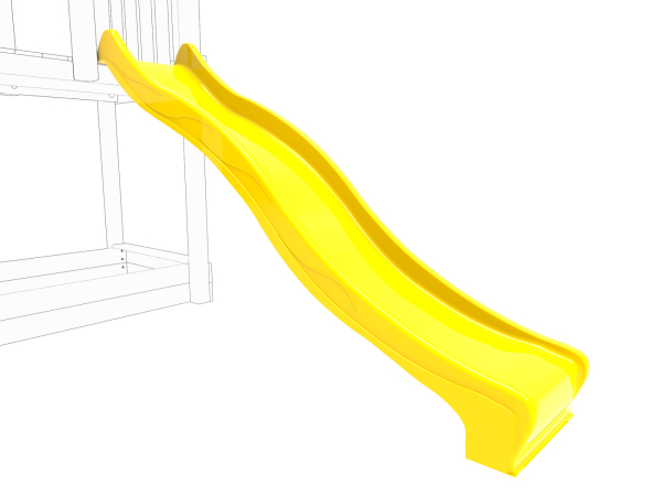 Скат для горки пластиковый (длина 3м)