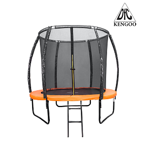 Батут с сеткой  DFC Trampoline Kengoo 8FT-TR-E-BAS диаметр 244см