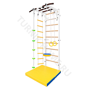 Шведская стенка Turnik Home R-2 с деревянными ступенями