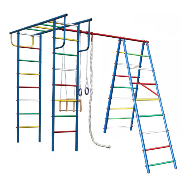 Детский спортивный комплекс для дачи  "Вертикаль А-П"